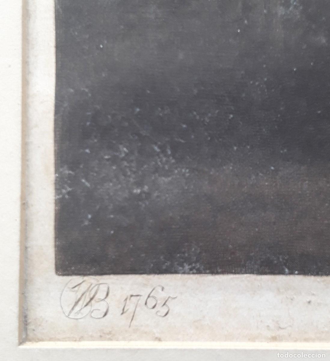 Arte: Adrian van Ostade Interieur - Mezzotinto de W.B. 1765 - Foto 5