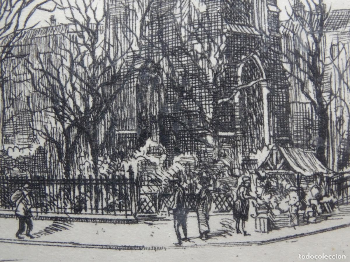 Arte: GRABADO PARIS LA TOUR SANT JACQUES. - Foto 7