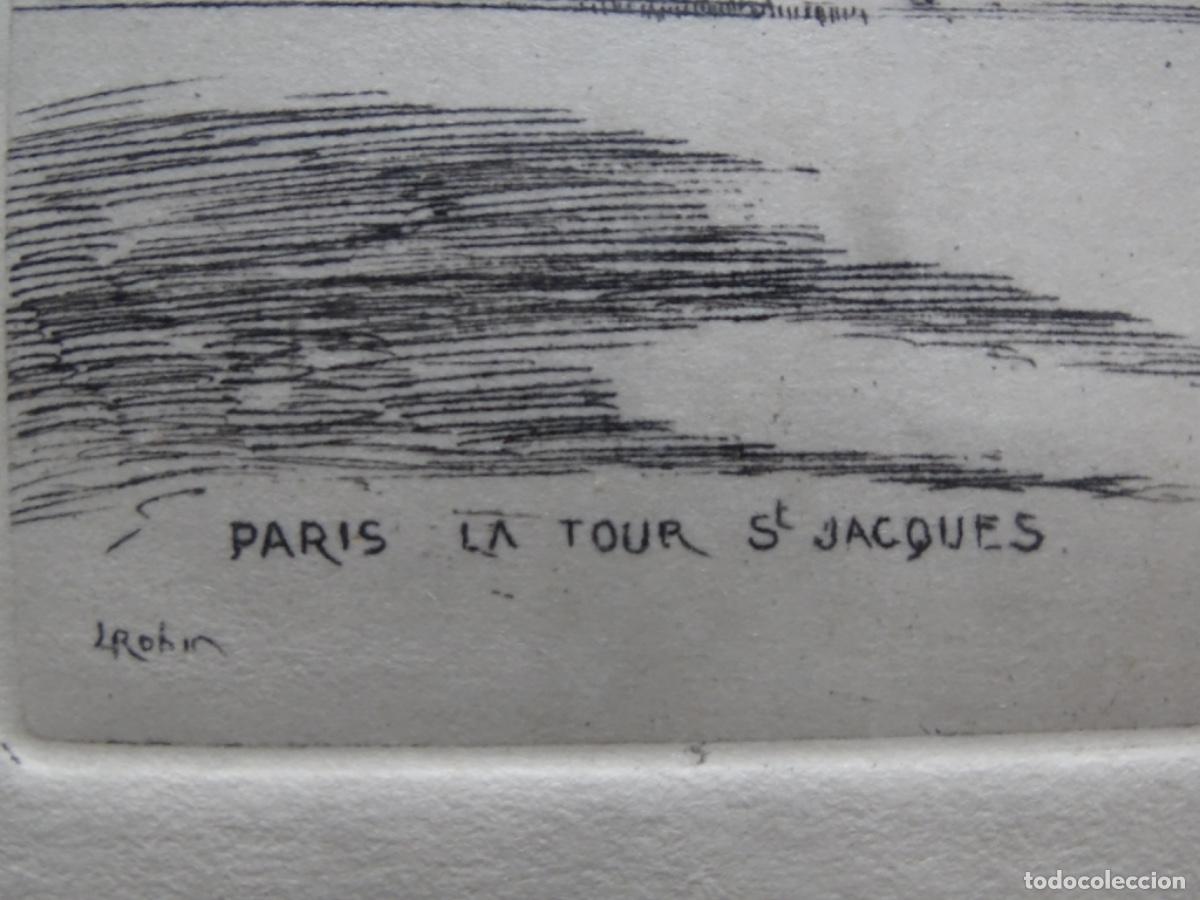 Arte: GRABADO PARIS LA TOUR SANT JACQUES. - Foto 8