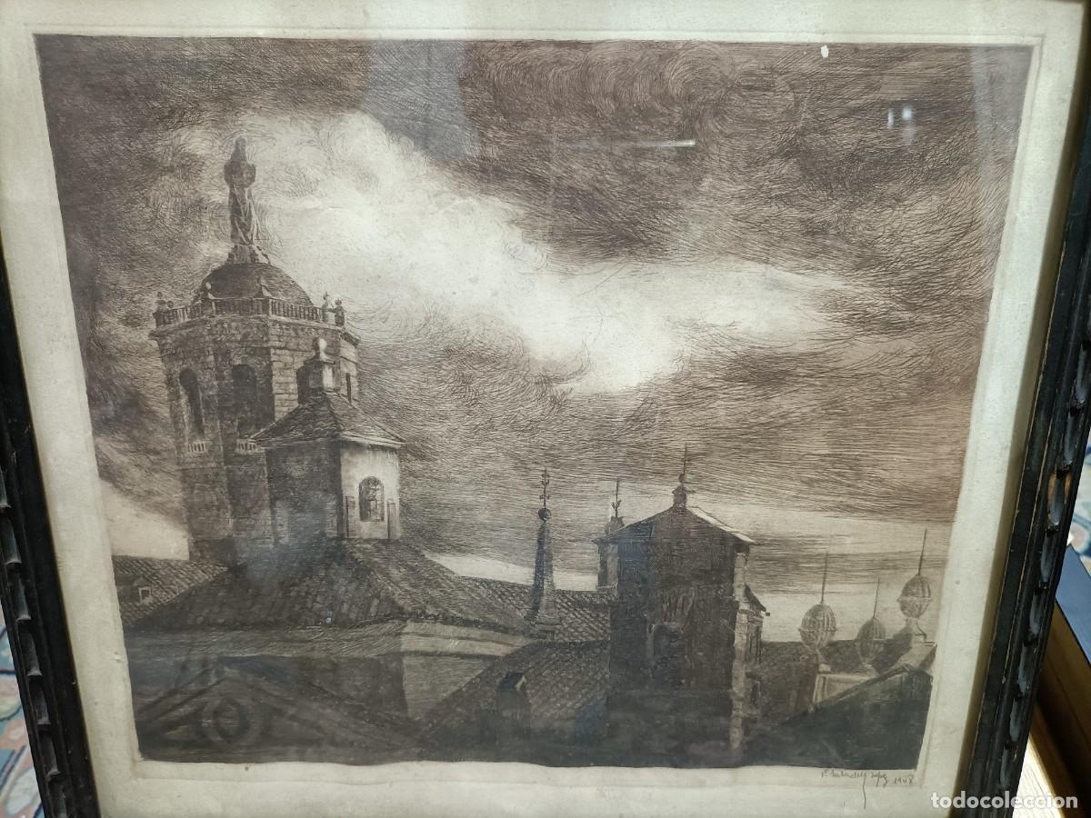 Arte: Sabadell L&oacute;pez. Grabado. 1948 - Foto 2