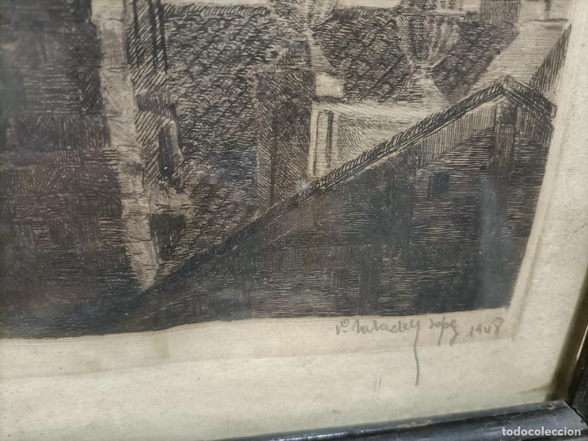 Arte: Sabadell L&oacute;pez. Grabado. 1948 - Foto 4