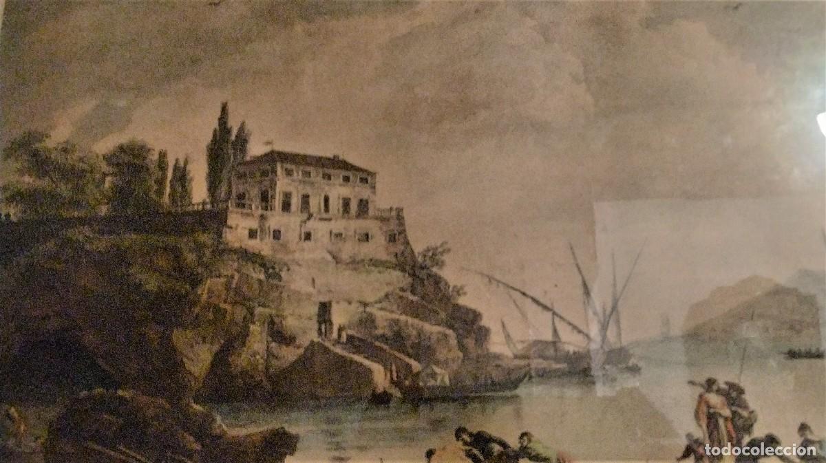 Arte: Antiguo Grabado Iluminado. - Foto 4