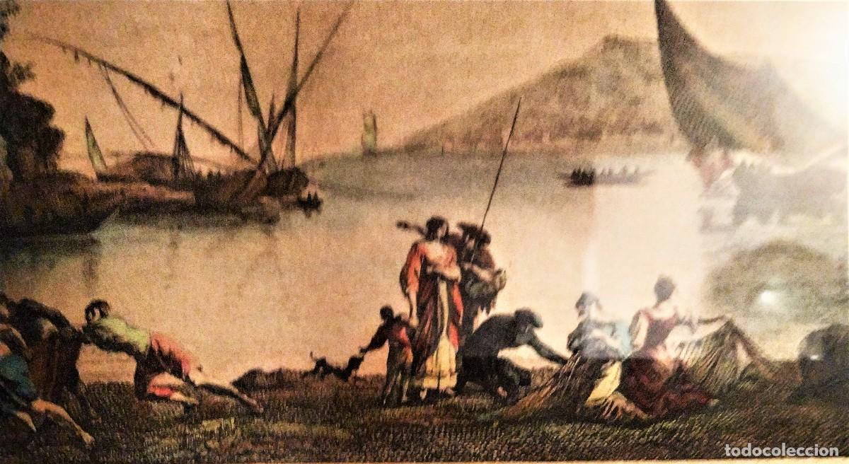 Arte: Antiguo Grabado Iluminado. - Foto 5
