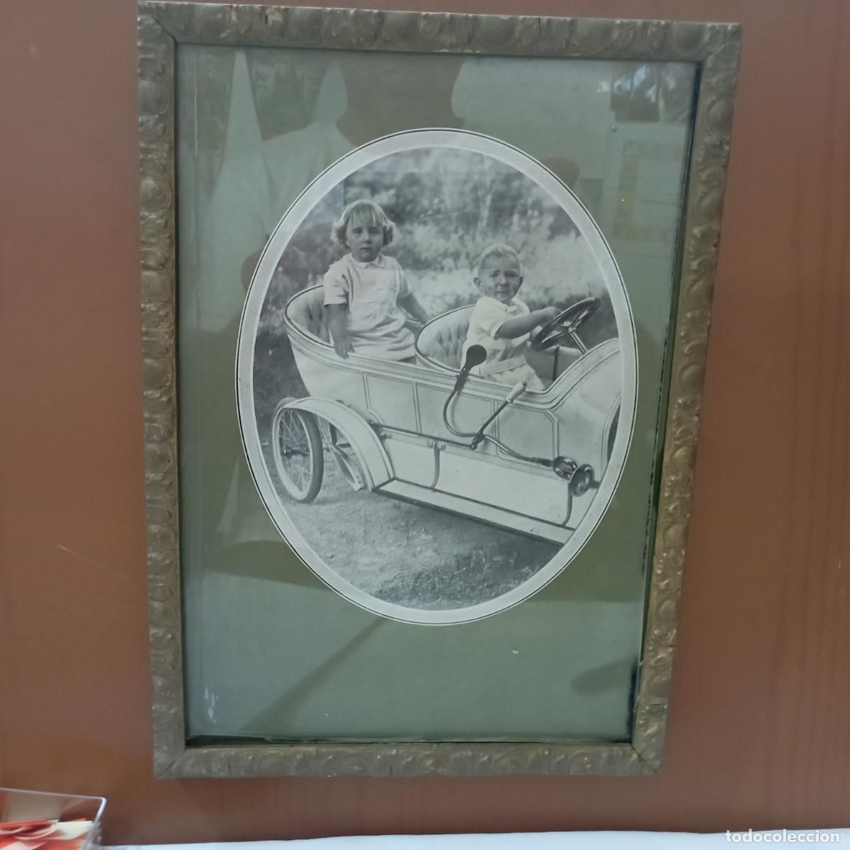 Arte: cuadro antiguo grabado - Foto 1