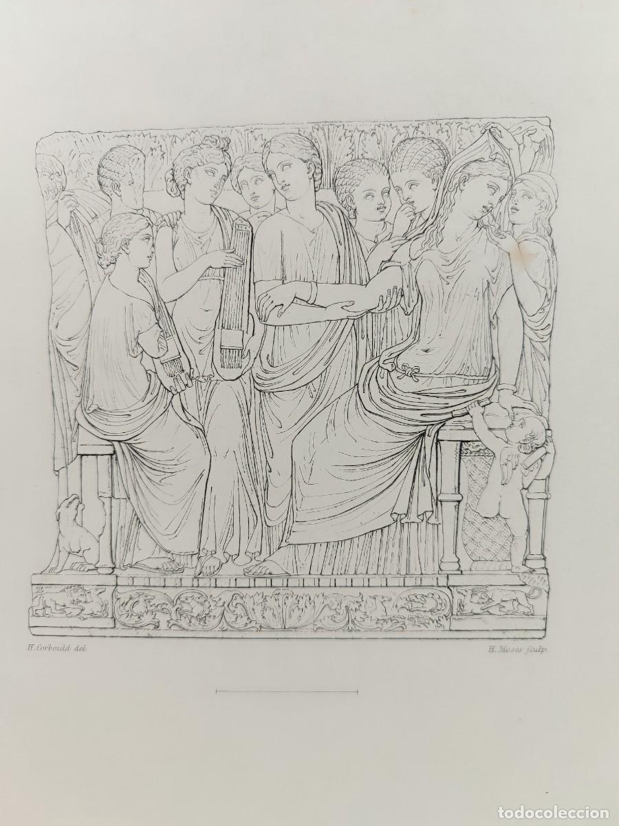 Arte: Grupo de figuras, Ancient marbles British Museum 1841, Part IX, Plancha XXVII, cuadro