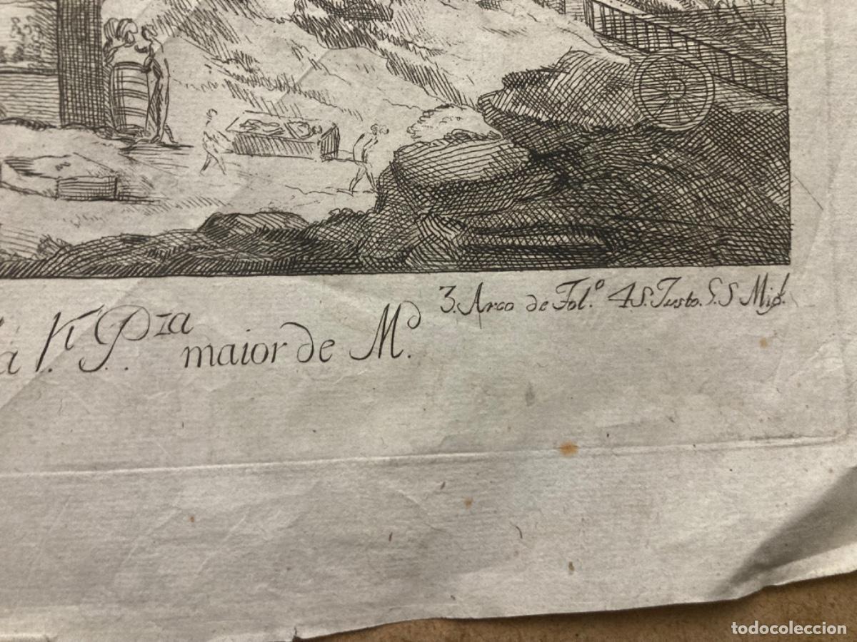 Arte: Grabado del incendio de la Plaza Mayor en 1790 - Foto 6
