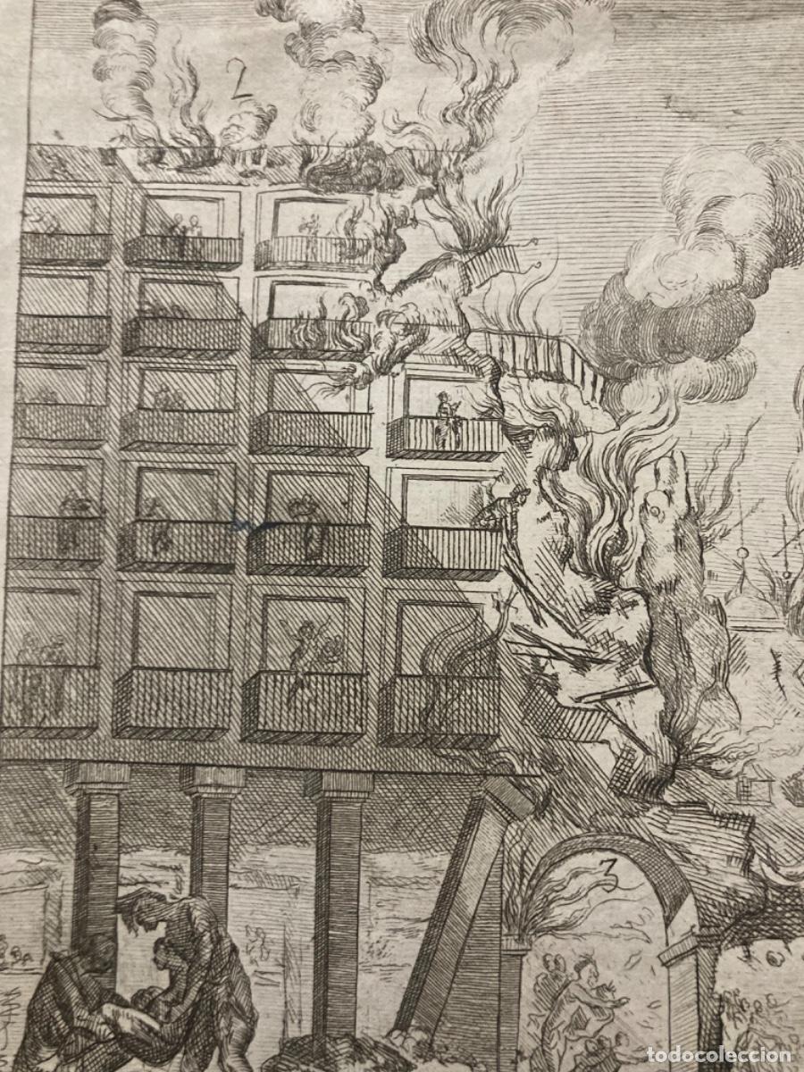 Arte: Grabado del incendio de la Plaza Mayor en 1790 - Foto 7