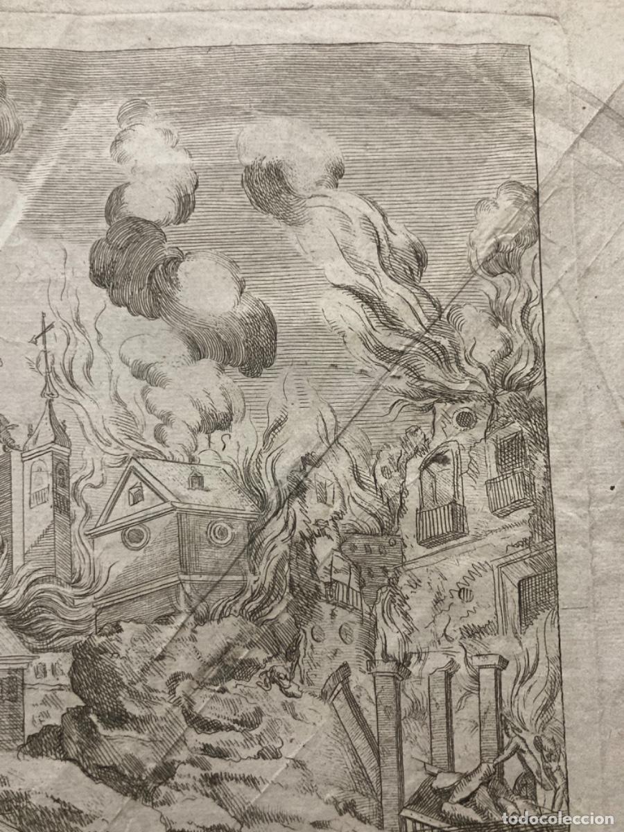 Arte: Grabado del incendio de la Plaza Mayor en 1790 - Foto 10