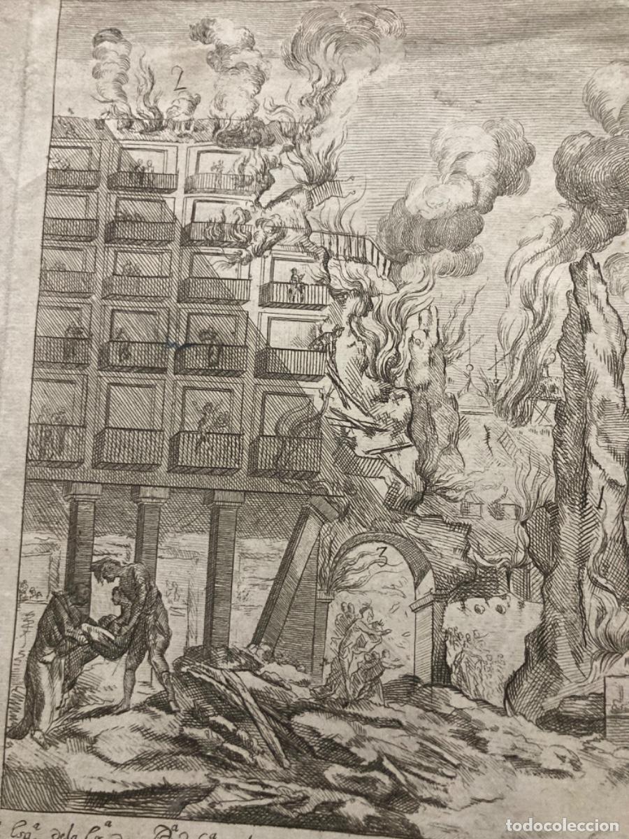 Arte: Grabado del incendio de la Plaza Mayor en 1790 - Foto 11
