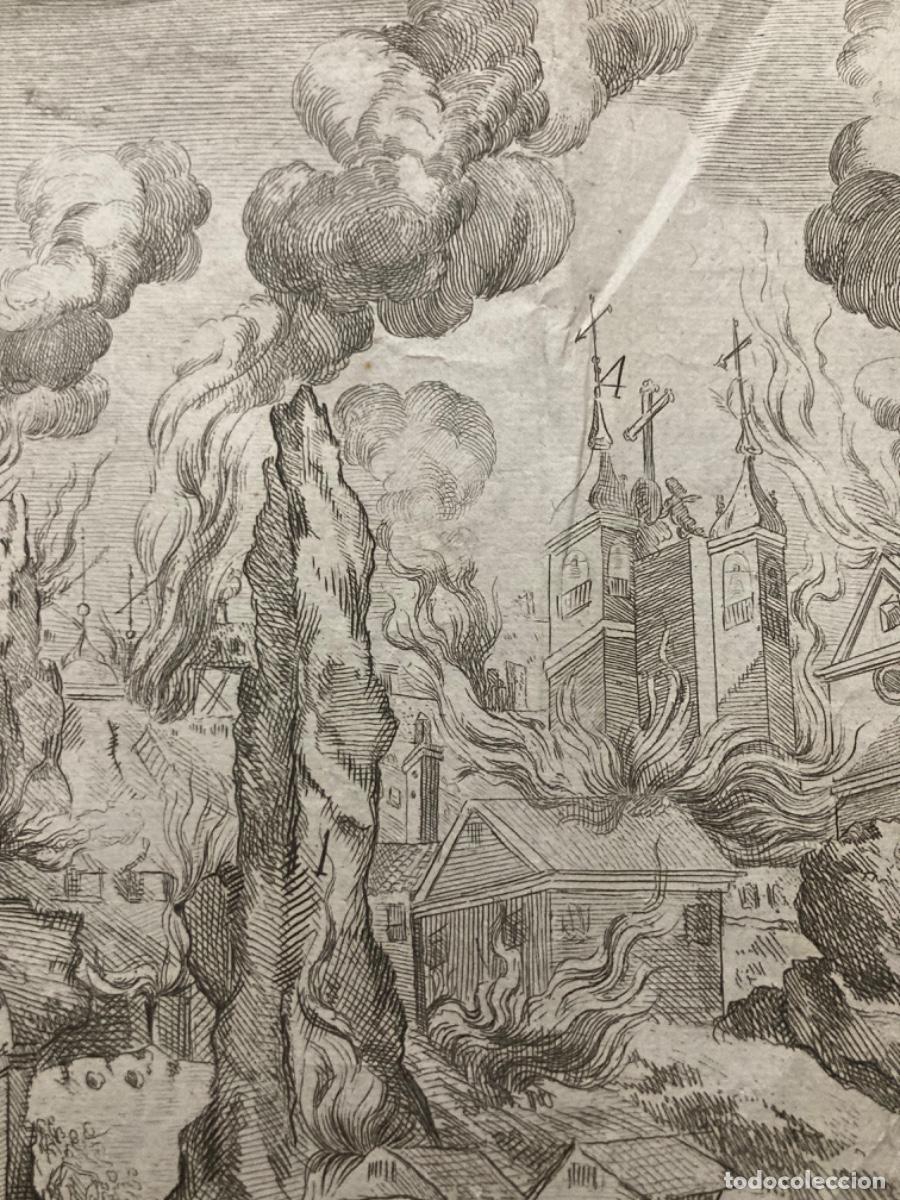 Arte: Grabado del incendio de la Plaza Mayor en 1790 - Foto 13