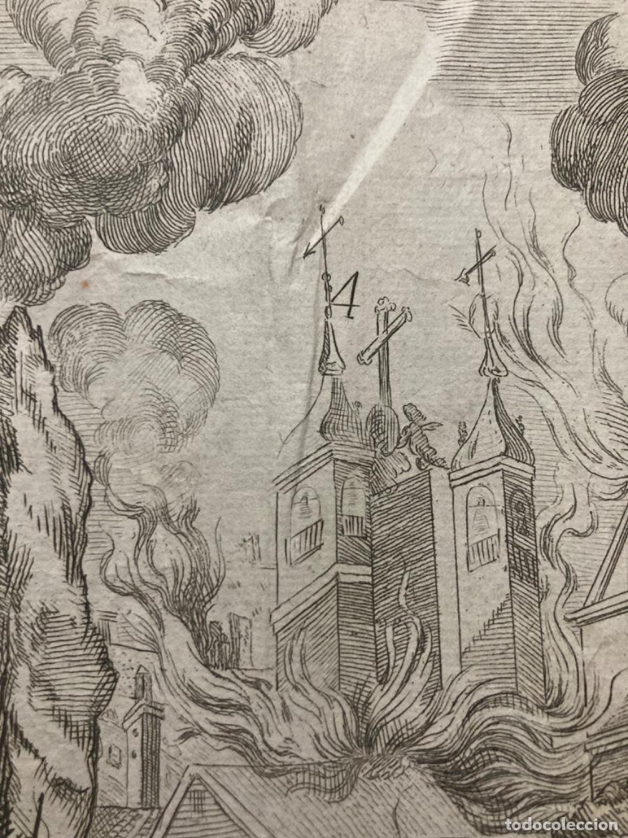 Arte: Grabado del incendio de la Plaza Mayor en 1790 - Foto 14