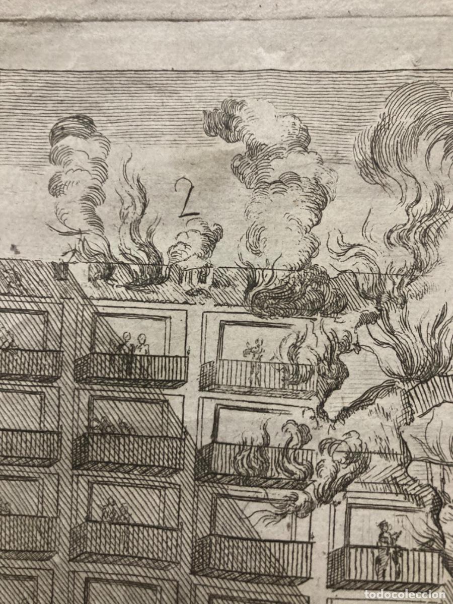 Arte: Grabado del incendio de la Plaza Mayor en 1790 - Foto 15