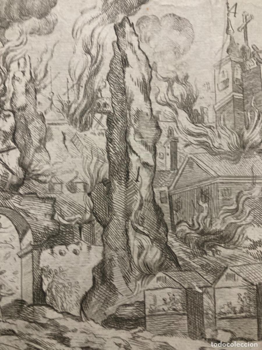 Arte: Grabado del incendio de la Plaza Mayor en 1790 - Foto 17