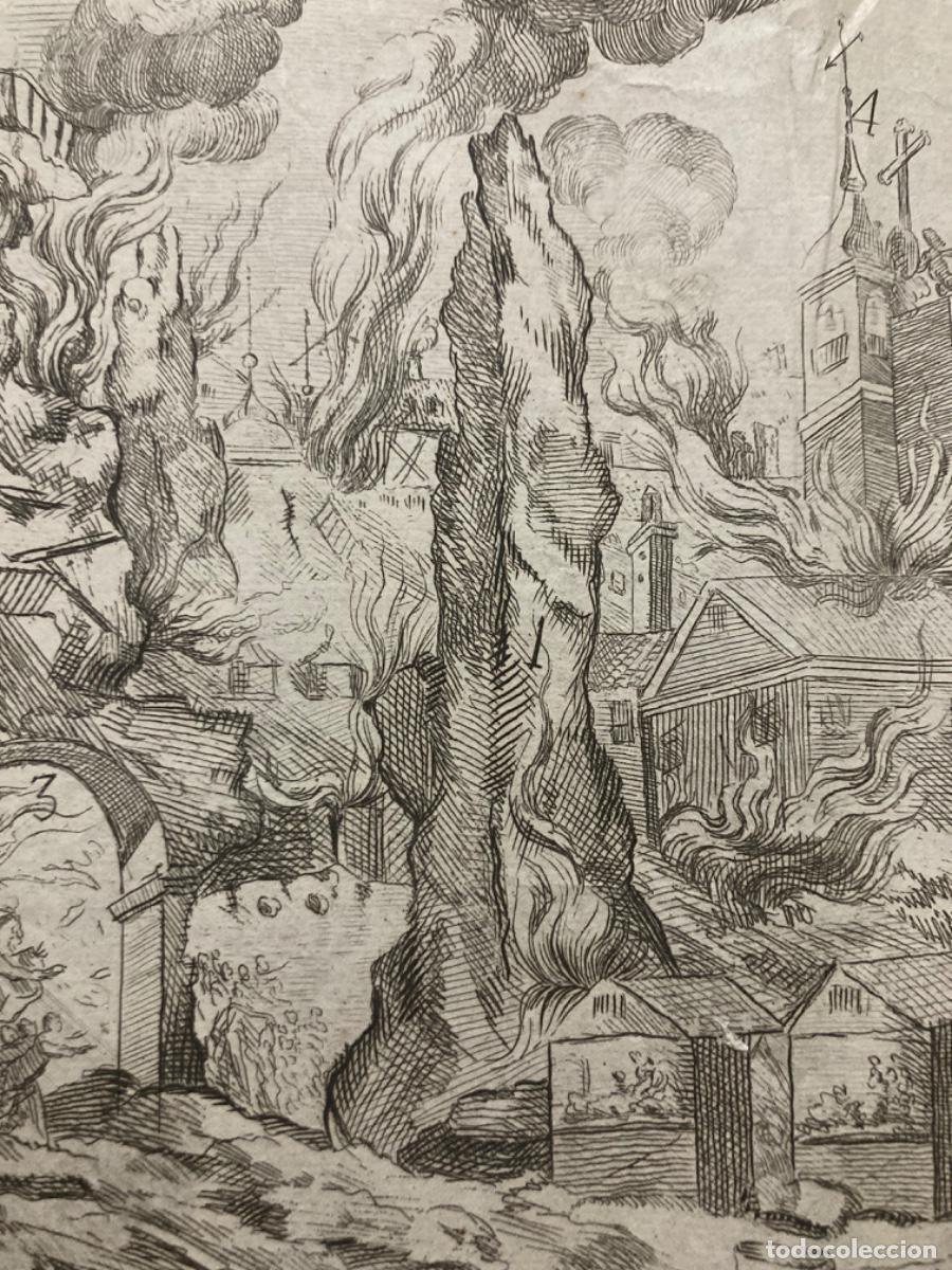 Arte: Grabado del incendio de la Plaza Mayor en 1790 - Foto 18