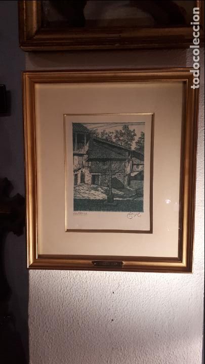 Arte: Manuel Castro Gil. Aguafuerte. La Alberca. - Foto 7