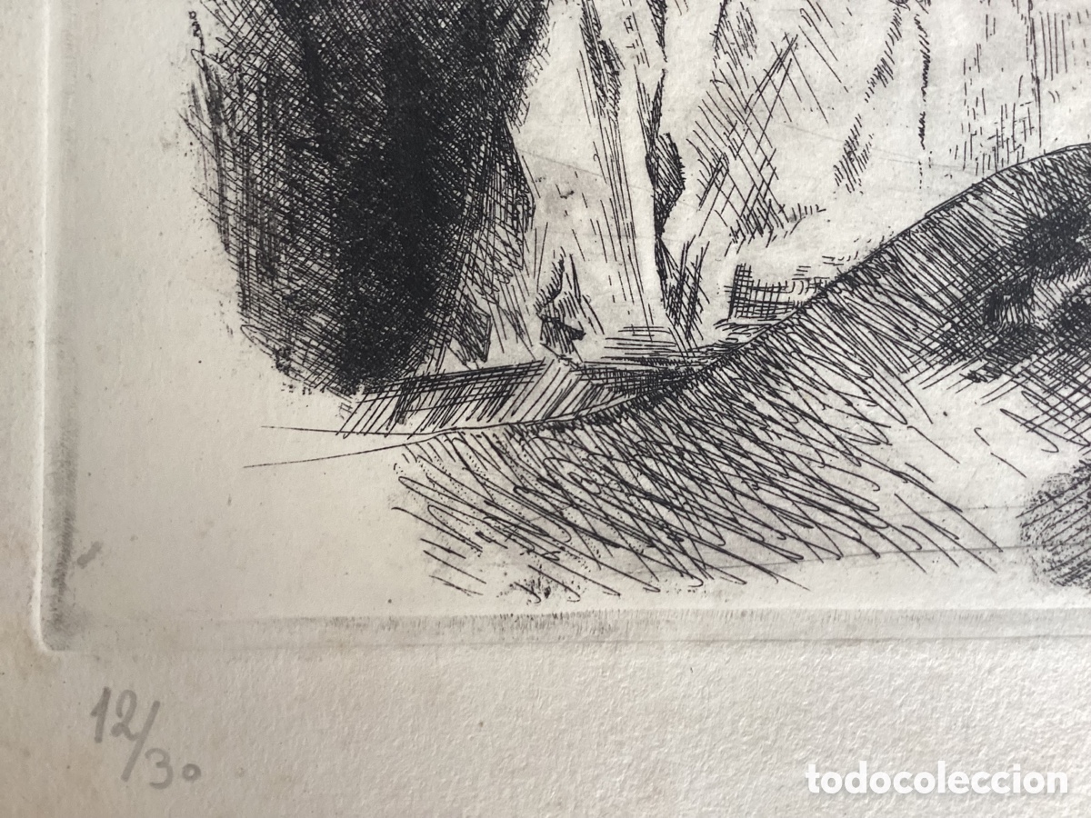 Arte: Grabado marca del artista y numerado - Foto 2