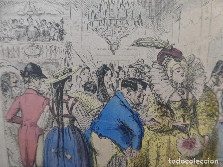 Arte: Grabado coloreado original de Jhon Leech y Phiz - Foto 2