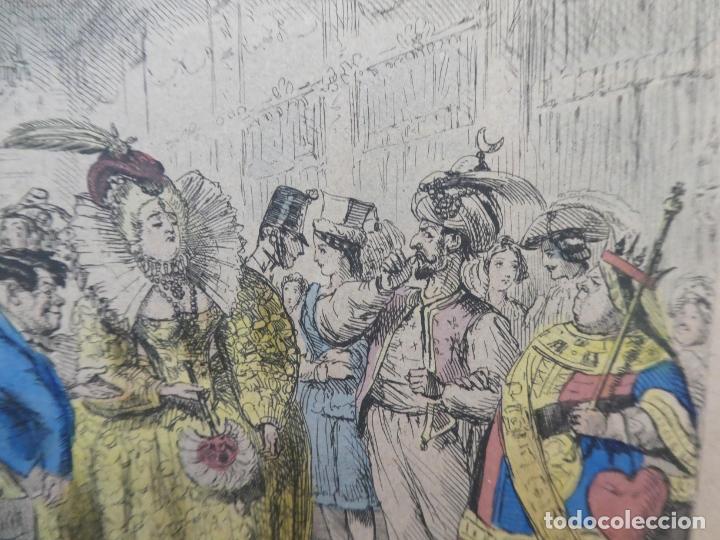 Arte: Grabado coloreado original de Jhon Leech y Phiz - Foto 5