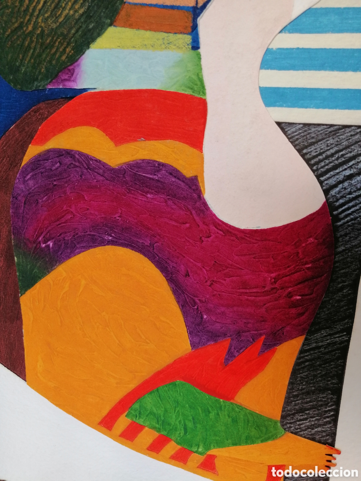 Arte: GRAN GRABADO COLLAGE DE MAX PAPART - Foto 6