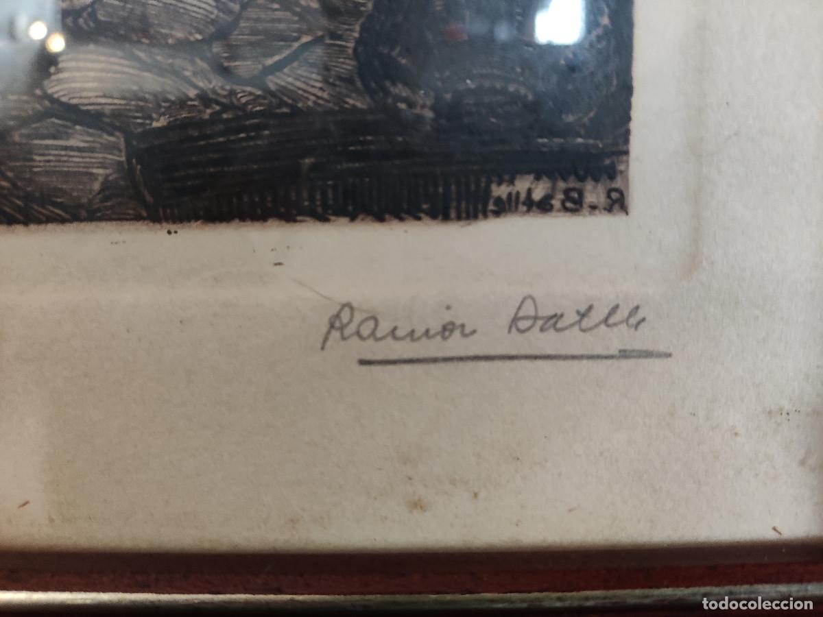 Arte: Grabado ramon Batlle 1938 Aiguafort - Foto 3