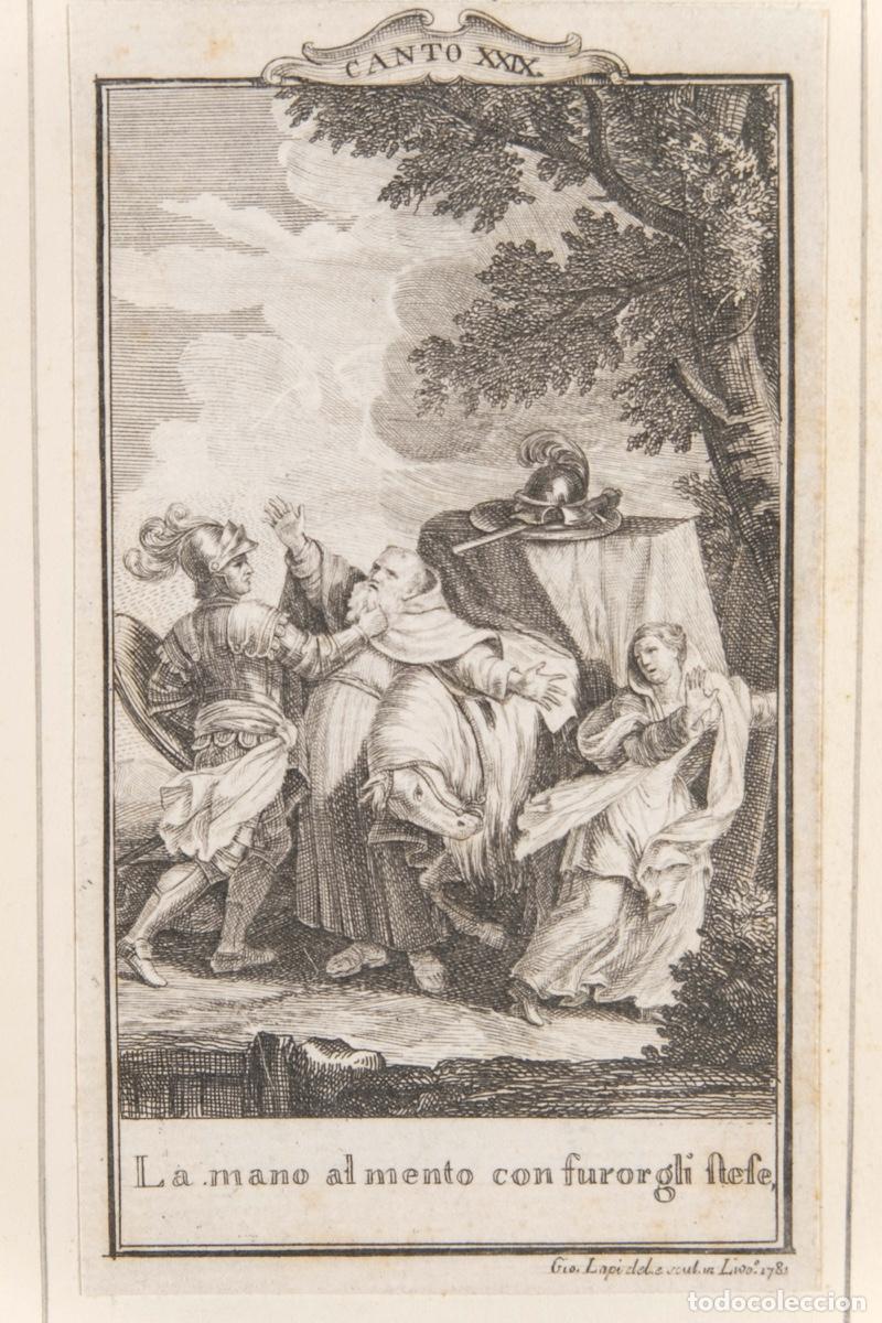Arte: Grabado Escena b&iacute;blica 1781 - Foto 1