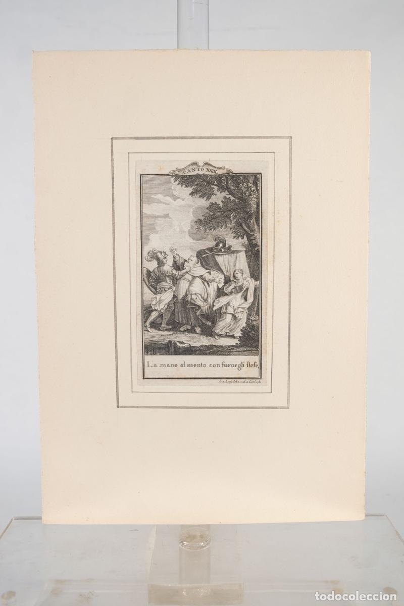 Arte: Grabado Escena b&iacute;blica 1781 - Foto 2