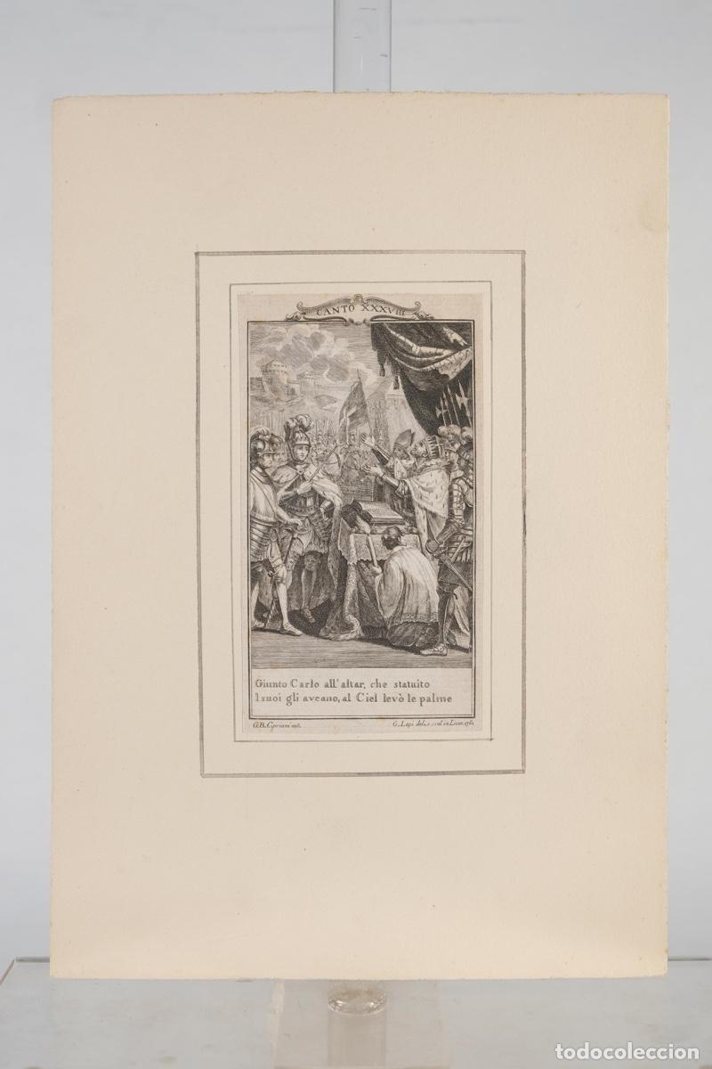 Arte: Grabado Escena b&iacute;blica 1781 - Foto 2