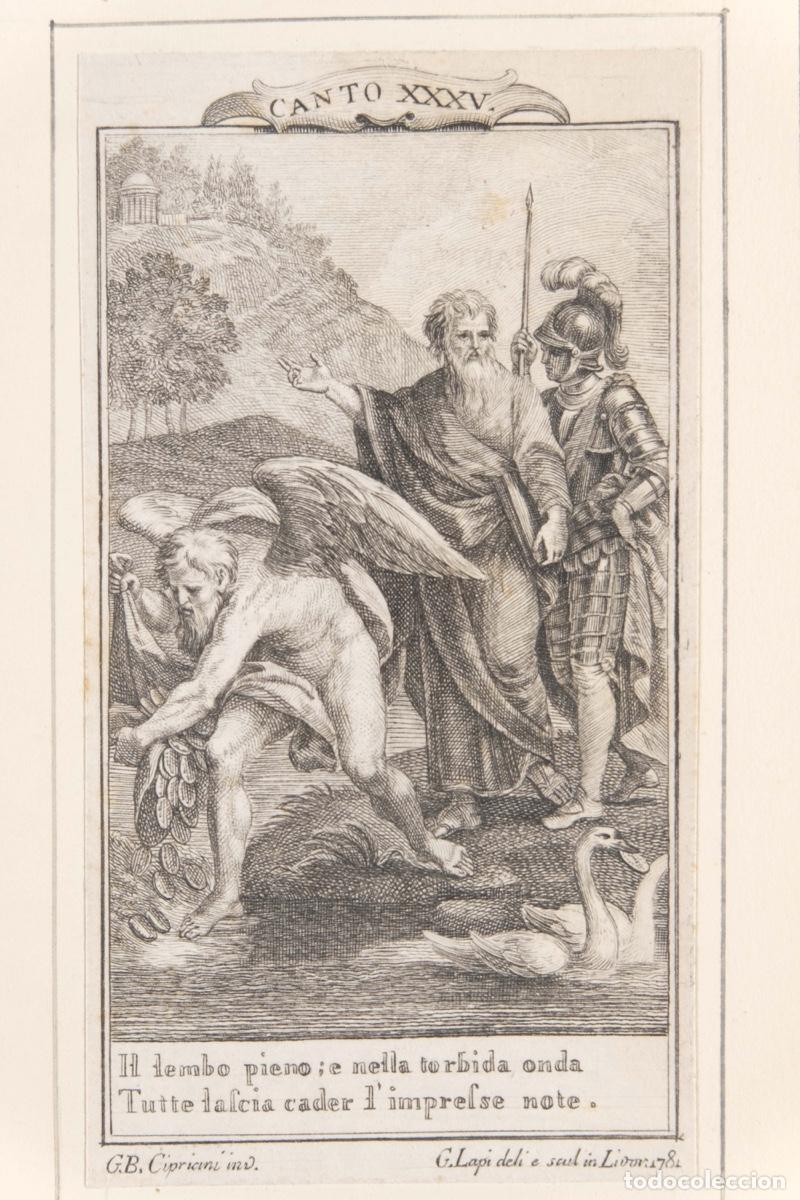 Arte: Grabado Escena b&iacute;blica 1781 - Foto 1