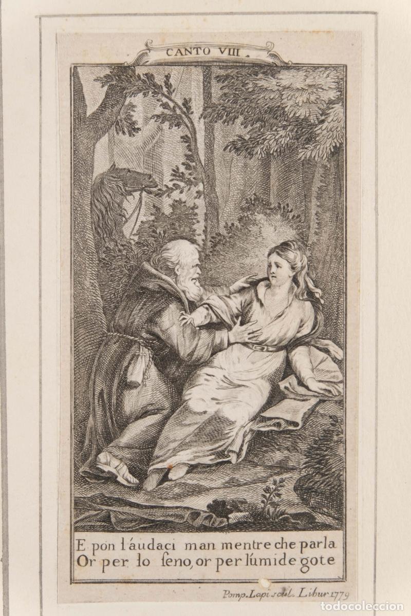 Arte: Grabado Escena b&iacute;blica 1779 - Foto 1