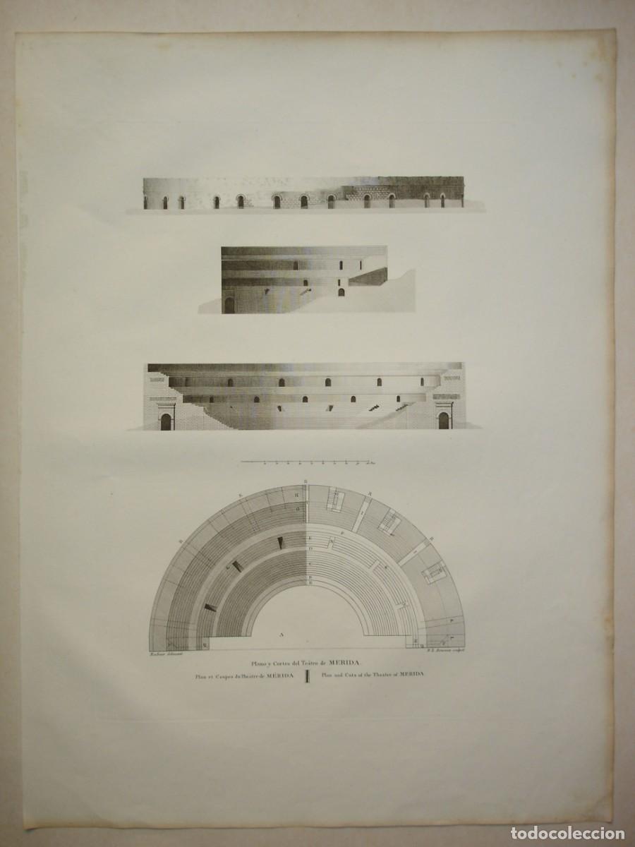 Arte: Planos del Teatro de M&eacute;rida del siglo XIX - Foto 1