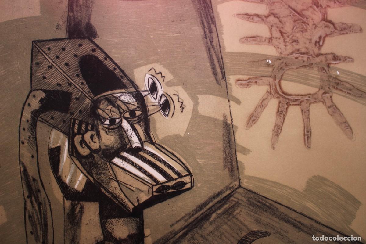 Arte: LECHUGA, David. Sin t&iacute;tulo. Obra gr&aacute;fica. - Foto 2