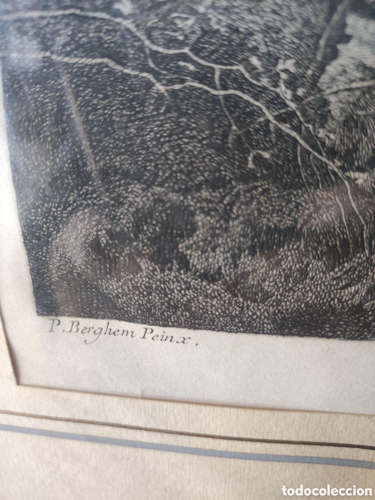 Arte: Grabado antiguo enmarcado - Foto 6