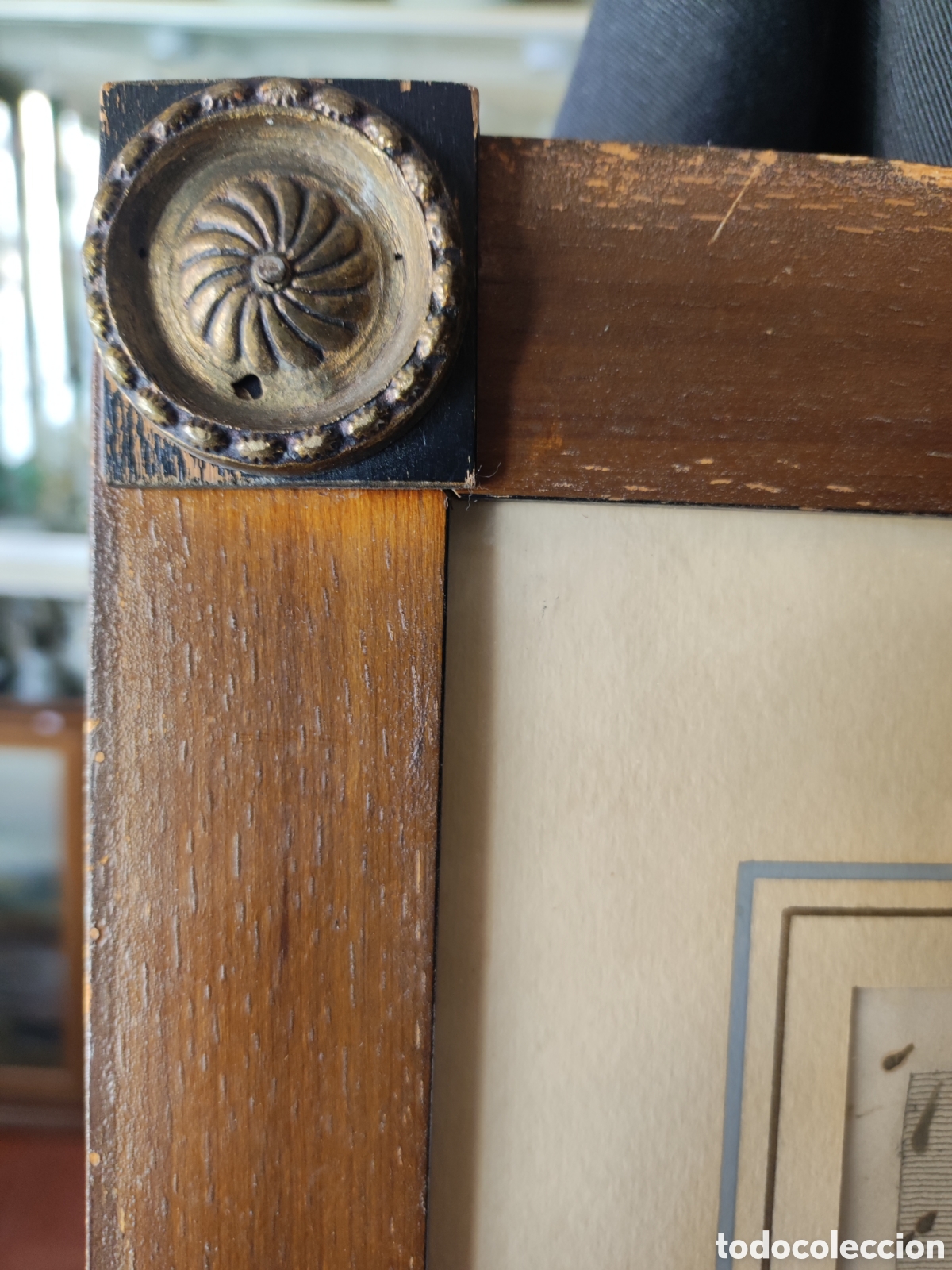 Arte: Grabado antiguo enmarcado - Foto 8
