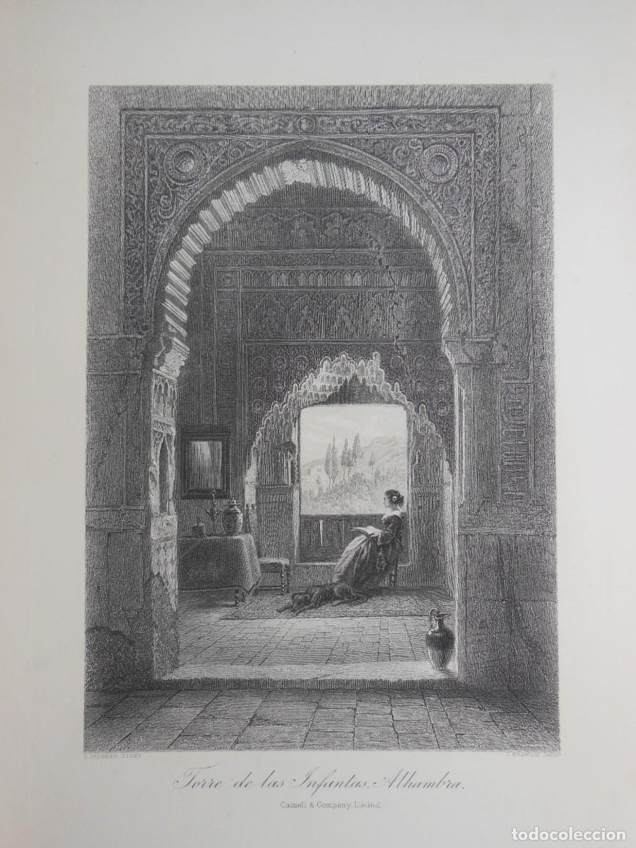 Arte: Torre de las Infantas, Alhambra. 1875. T. HEADWOOD.