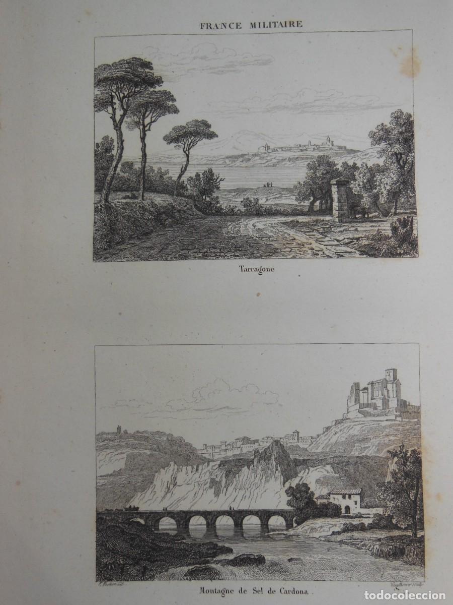 Arte: Tarragone and Montagne de Sel de Cardona. (Tarragona) 1818 BOULLEMIER
