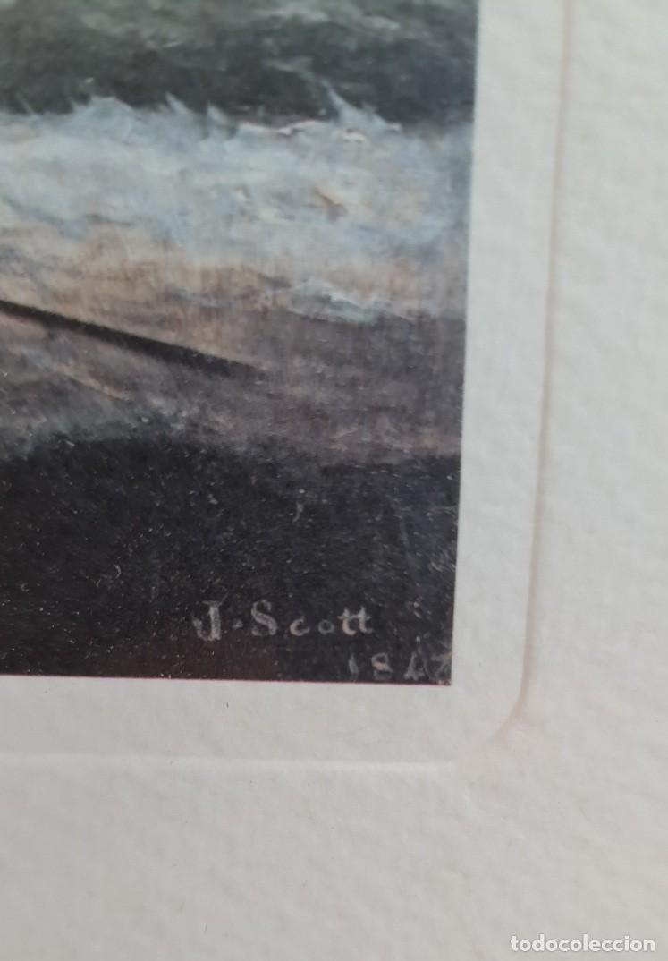 Arte: Grabado naval J. Scott 1847 - Foto 4