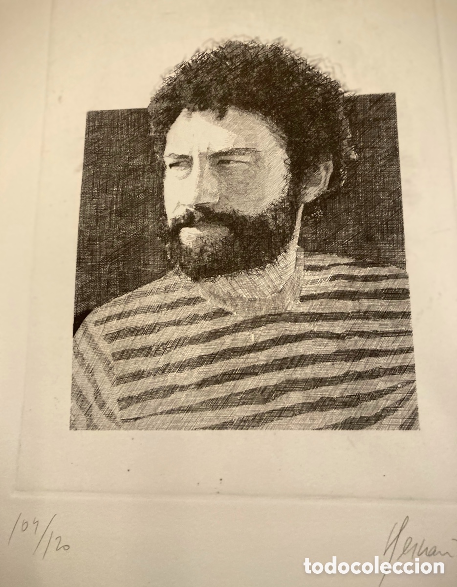 Arte: GRABADO DE HERNAN CORT&Eacute;S MORENO / Retrato. - Foto 1