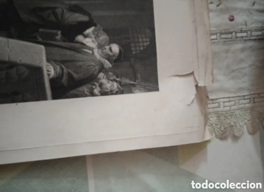 Arte: Antiguo grabado siglo xix - Foto 3