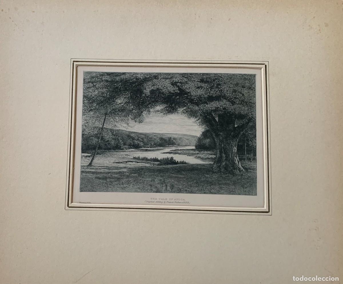 Arte: Irlanda. The Vale of Avoca. Grabado por Francis Walker