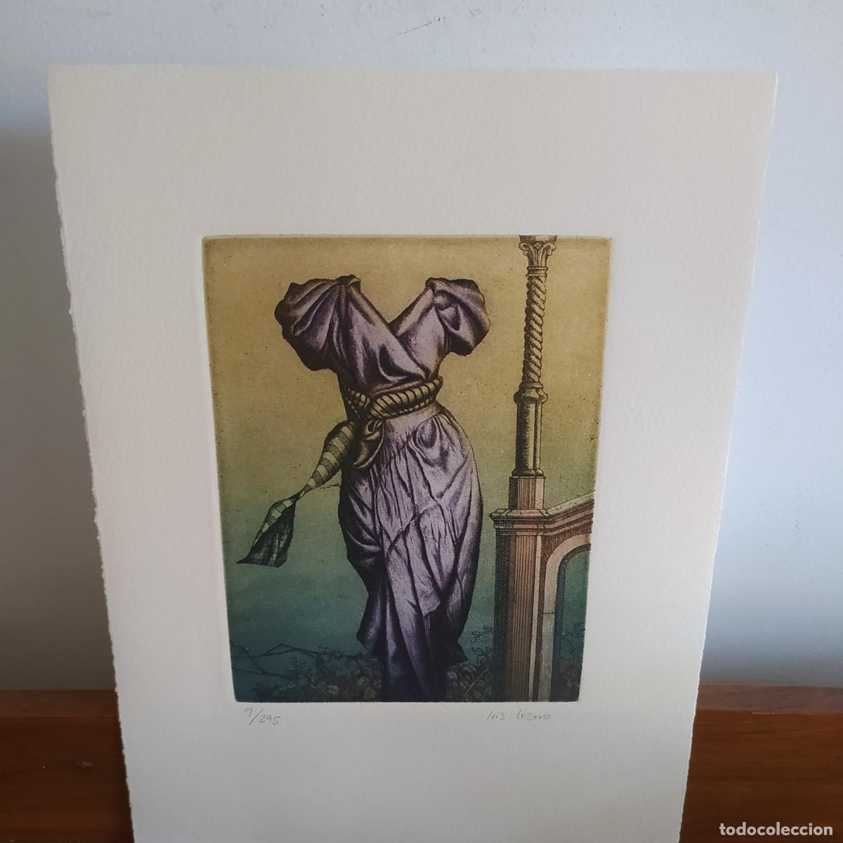 Arte: Iris L&aacute;zaro grabado numerado - Foto 1