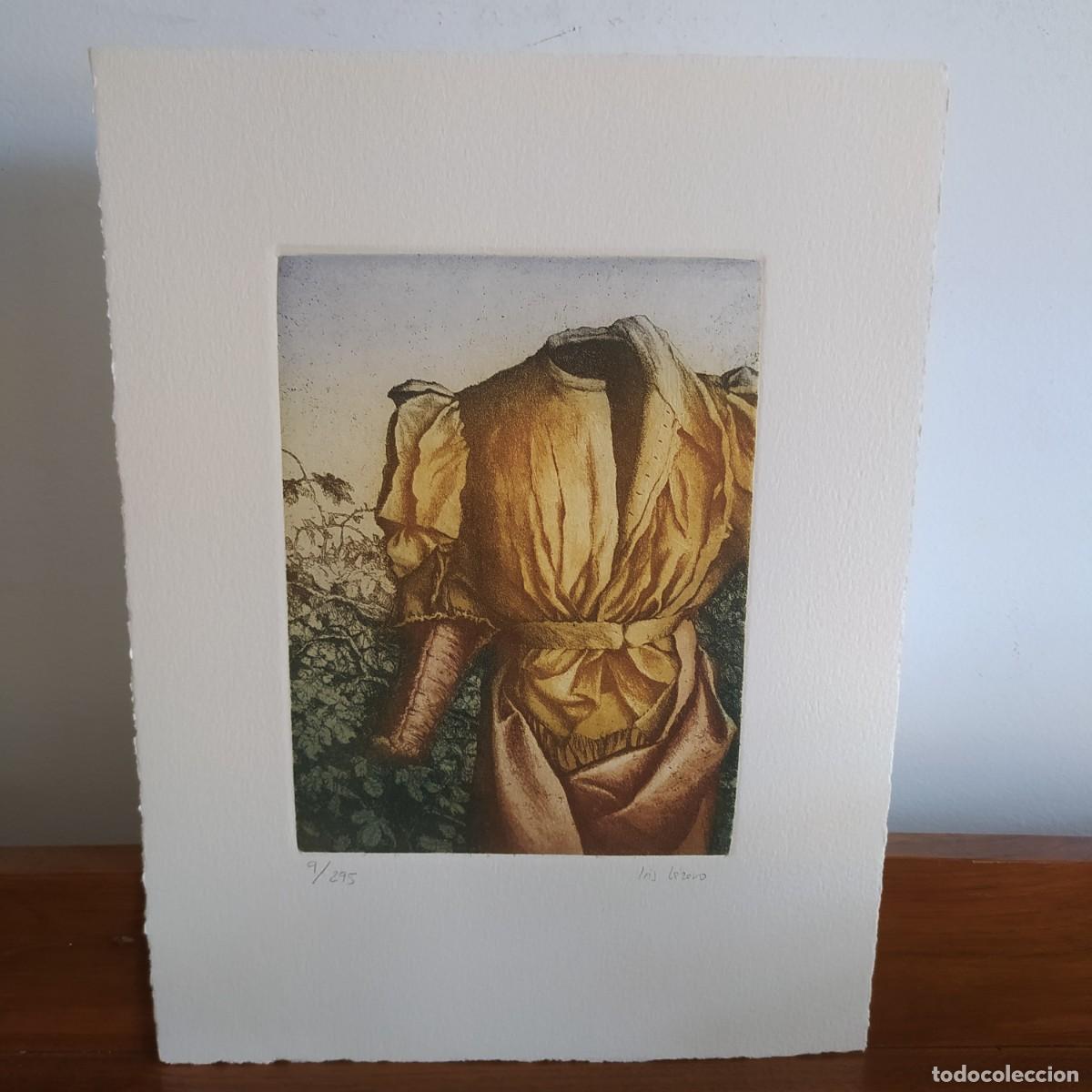 Arte: Iris L&aacute;zaro grabado numerado - Foto 1