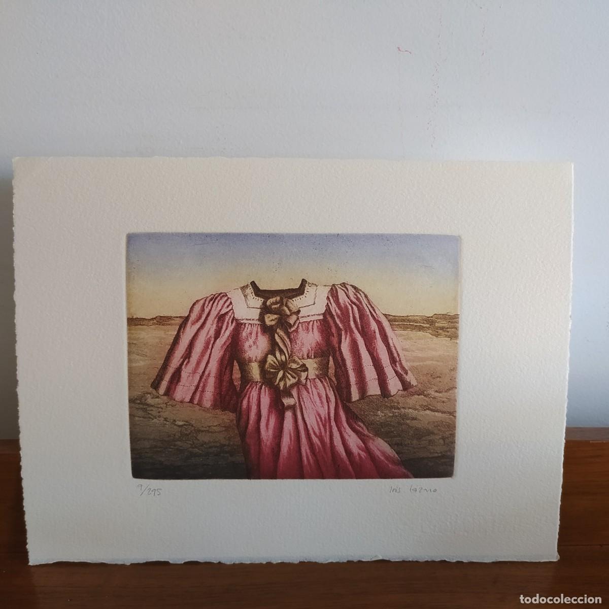 Arte: Iris L&aacute;zaro grabado numerado - Foto 1