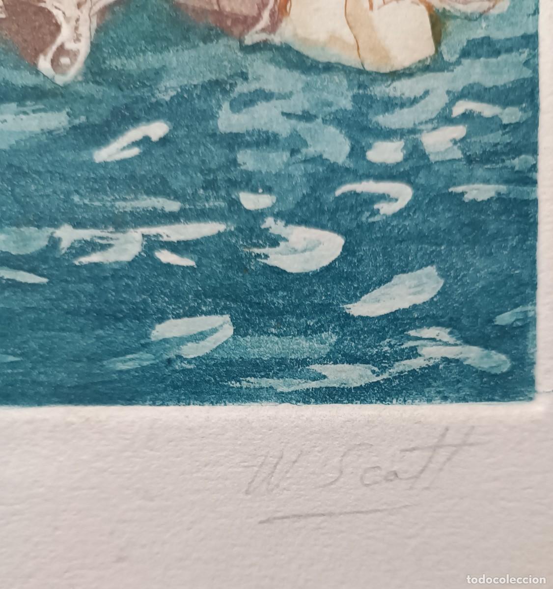 Arte: GRABADO ANTIGUO W. SCOTT - Foto 3