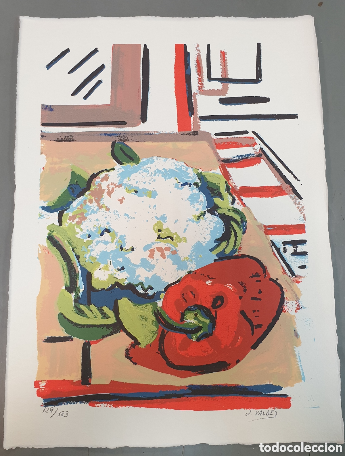 Arte: LUISA VALDES GRABADO 129/333 - Foto 1