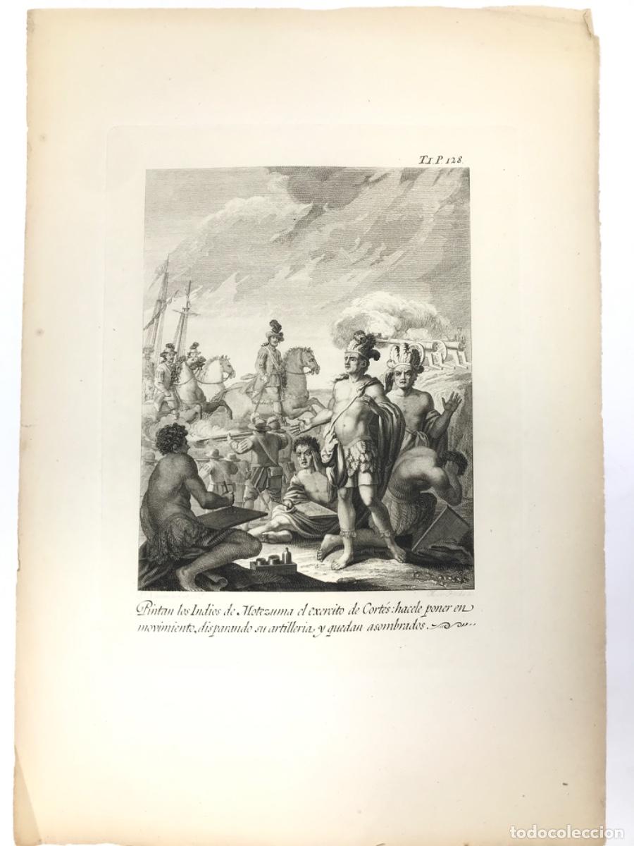 Arte: Grabado perteneciente al libro de Historia de la conquista de Mexico - Foto 1