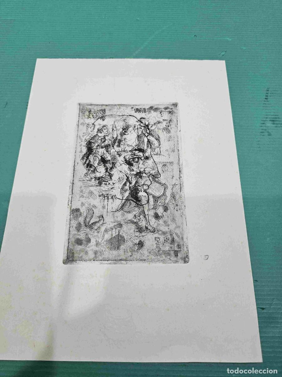 Arte: FANTASTICO GRABADO ABSTRACTO - Foto 1