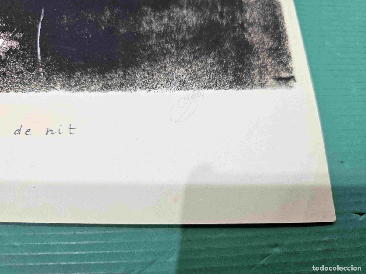 Arte: GRABADO TITULO LLUMS DE NIT FIRMADO - Foto 4