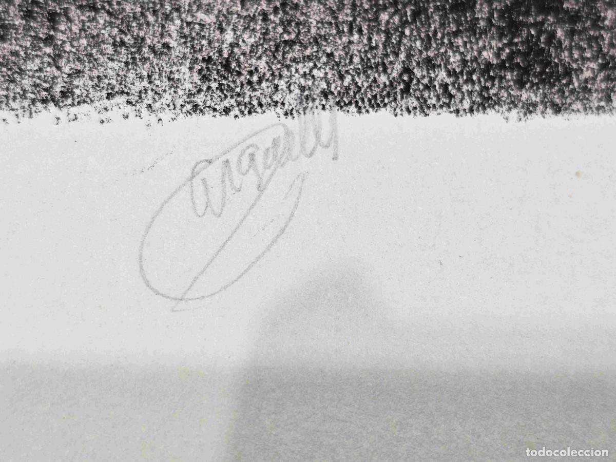 Arte: GRABADO TITULO LLUMS DE NIT FIRMADO - Foto 5