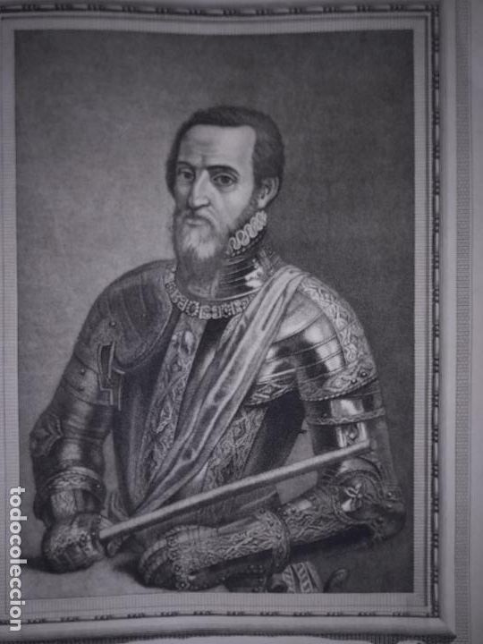 Kunst: ANTIGUO GRABADO DE EL GRAN DUQUE DE ALBA - A&Ntilde;O 1800 - TICIANO LO PINTO.