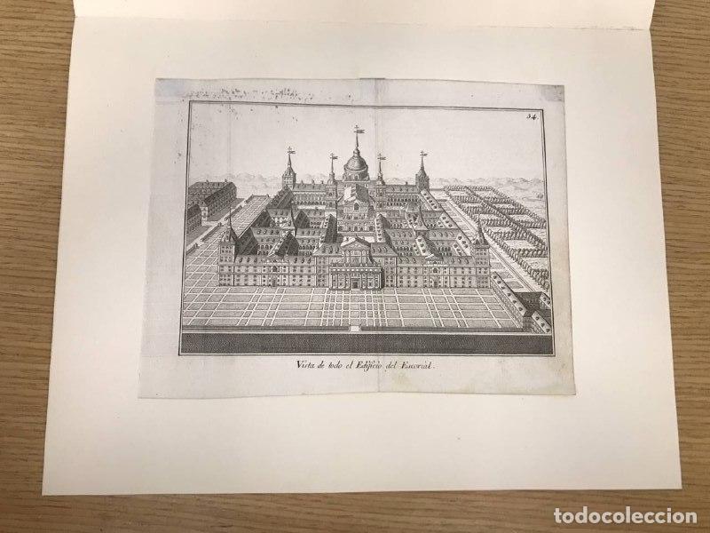 Arte: GRABADO VISTA DE TODO EL EDIFICIO DEL ESCORIAL. SIGLO XIX - Foto 2